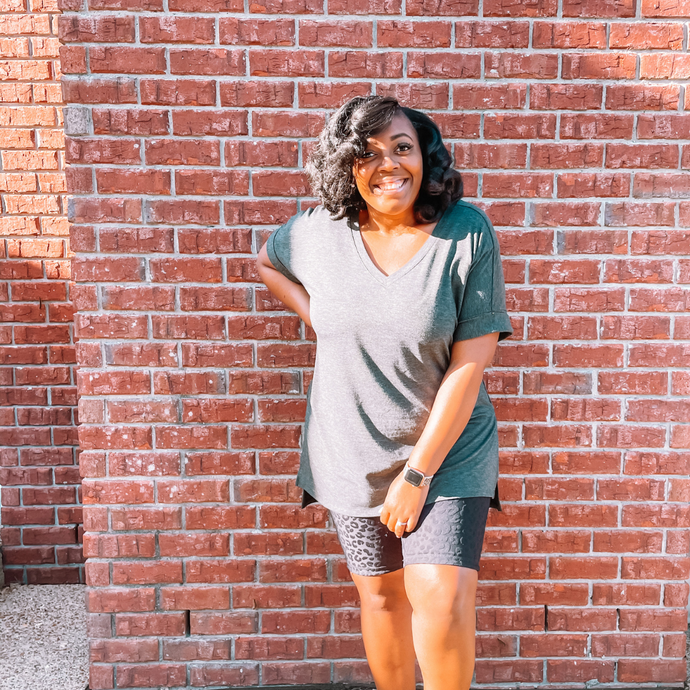 Not Your Basic V-Neck Tee
