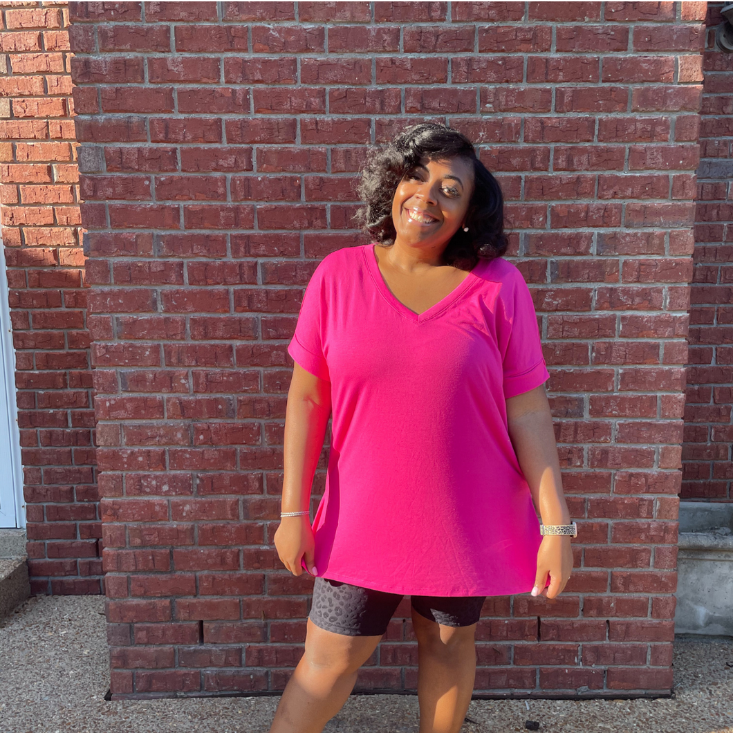 Not Your Basic V-Neck Tee