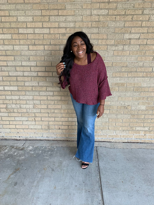 Sarah Two-Toned Sweater