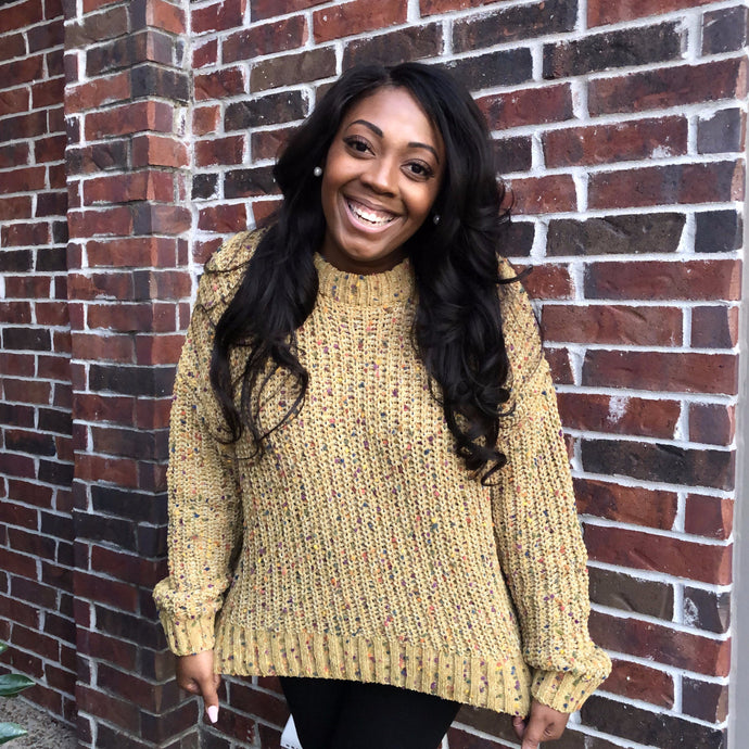 “Popping Out” Sweater