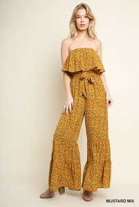 Ruffled Flowers Jumpsuit
