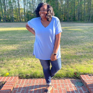 Not Your Basic V-Neck Tee