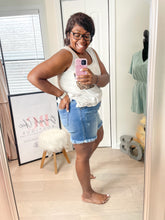 Load image into Gallery viewer, Kancan Mid Rise Button Fly Shorts