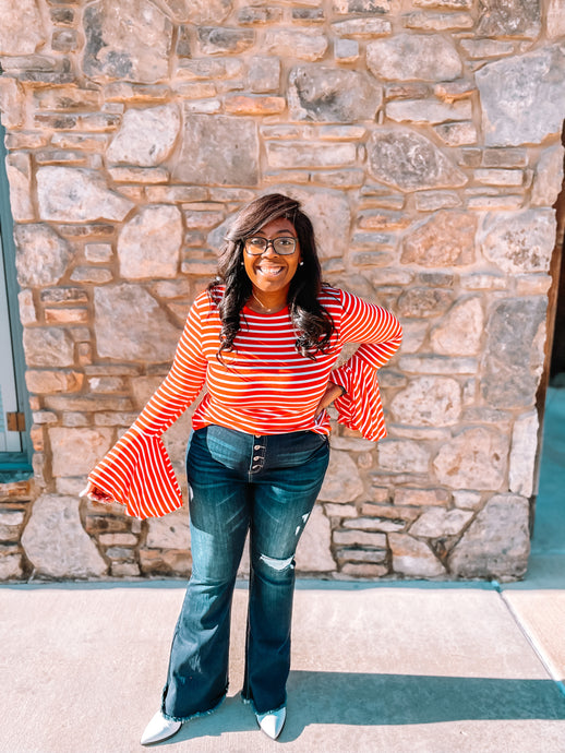 Stripe Your Interest Top