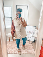 Load image into Gallery viewer, Amy Colorblock Shacket