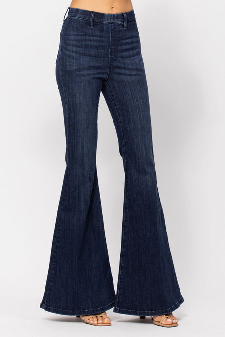 Judy Blue Flare Pull On Jeggings