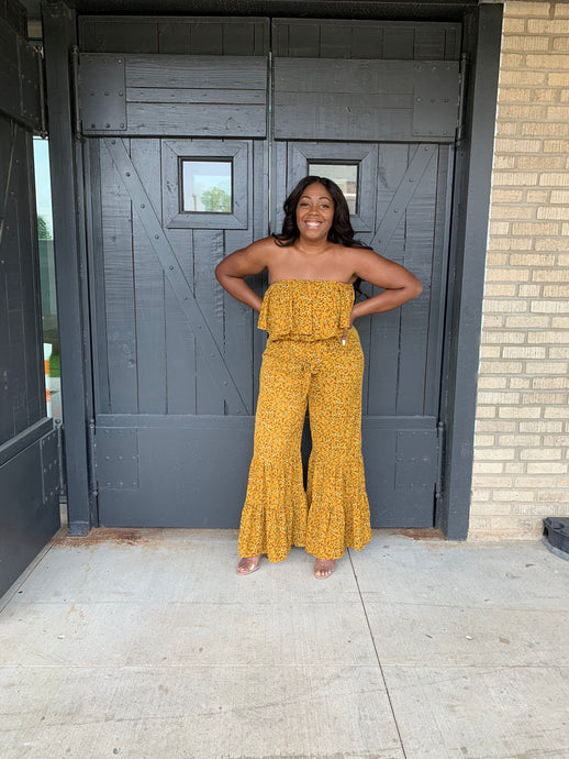 Ruffled Flowers Jumpsuit