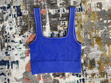 Load image into Gallery viewer, Back to the Basics Ribbed Square Neck Brami- Indigo