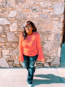 Stripe Your Interest Top